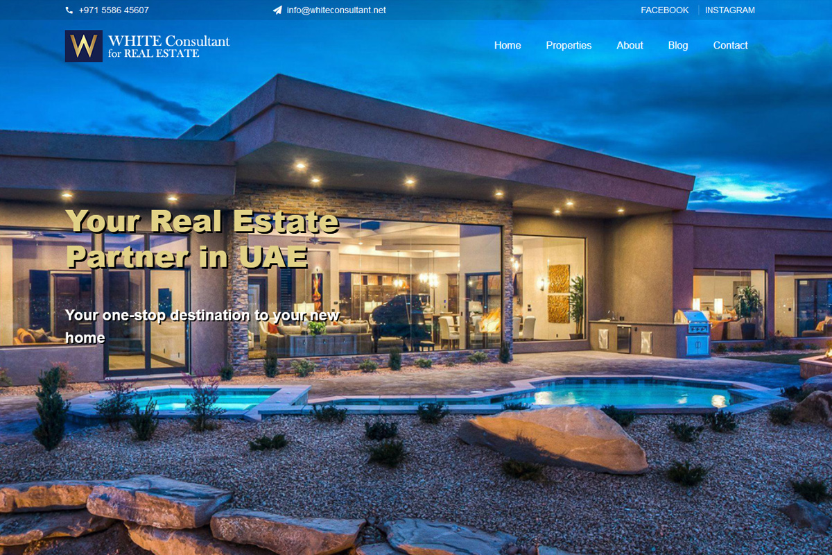 WHITE Consultant for Real Estate